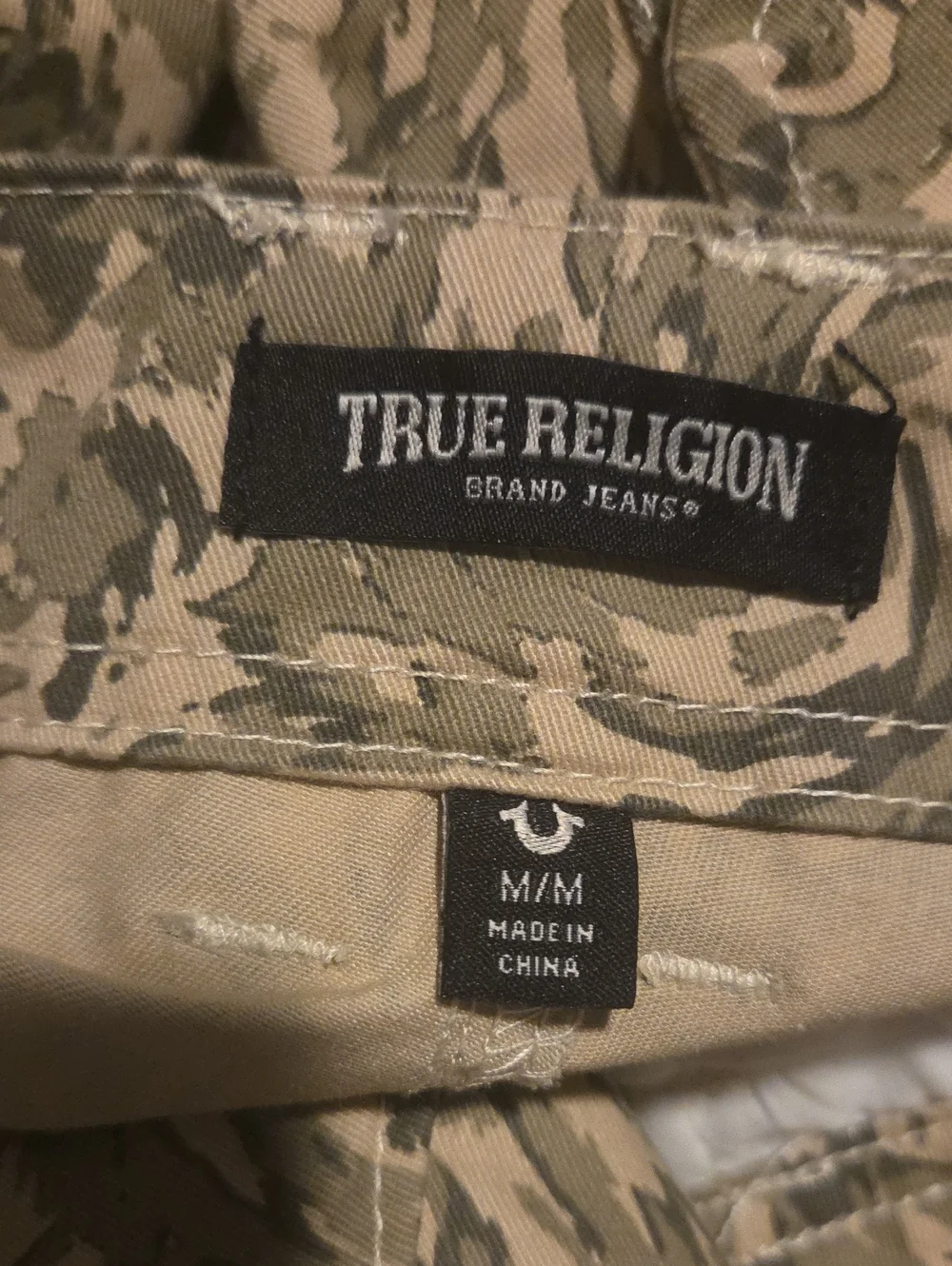 True Religion camo pattern